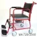 Steel chair, plated with a backrest with a soft seat