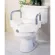 Base to reinforce the toilet seat Complete with seizure - white
