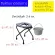 Foldable chair, plated steel - gray
