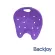 เบาะรองนั่ง BackJoy รุ่นโพสเจอร์ คอร์ BackJoy SitSmart Posture Core – Violet สีม่วง