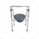 Foldable foldable steel chair. Foldable Steel Commode Chair, Height Adjustable