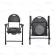 แนะนำ Abloom เก้าอี้นั่งถ่าย พร้อมพนักพิง พับได้ - สีดำ Foldable Commode Chair