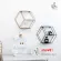 Hexagonal steel shelf, wall shelves, home decoration, Creative Wall style