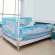 The bed barrier is up-down vertically. Easy keypad, not hard, easy to install, strong, durable, premium, genuine, 84 cm, 1 sides/set