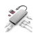 USB-C Hub Adapter 4K HDMI 30Hz, Type-C Pass, Gigabit Ethernet, SD/Micro Card Reader, and 3 USB 3.0