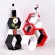 Hexagonal wall frames - shelves, accumulated layers, decorative items, beautiful designs, bright colors, 3 colors