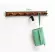 Rail of multi -purpose hanger Hanging rail, form 6, strong hooks, easy to install, smooth wood, beautiful, natural, available in 2 colors