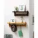Shelves + hangers, hats, multi -purpose, wall, 5 hooks, available in 2 colors.