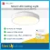 Yeelight Smart LED Ceiling Light YLXD76YL - โคมไฟเพดาน ไฟเพดาน ที่รองรับ WiFi และ Bluetooth LED OSRAM