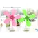 2023 The new model, Mini clip 5 small fans with 2 -color green pink.