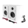Mackie CR3-XBT | Limited Arctic White Pair by Millionhead, a white multimedia speaker with a Bluetooth function, 50 watts