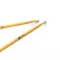 Promark Hickory Classic 5A Paint Yellow Wood Tip by Millionhead. 5A drum wood is suitable for every music genre. This model is balanced in weight.