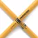 Promark Hickory Classic 5A Paint Yellow Wood Tip by Millionhead. 5A drum wood is suitable for every music genre. This model is balanced in weight.