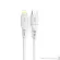 Feeltek USB-C to Lightning Cable 120cm by Millionhead. USB-C quality converter to Lightning 120cm.