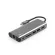 Feeltek Portable 6 in 1 USB-C Hub by Millionhead Hub USB-C of Feeltek 6-in-1 with HDMI port, SD card slot, 2 USB-A port, USB-C PD and