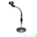 NTS D-28A by Millionhead, a microphone stand for a round base with a soft neck and a mic