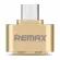 Remax OTG Adapter Android RA-OTG USB สีทอง