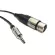 MH-Pro Cable PXF002-ST2 3.5 By Millionhead XLR Female Cable-TRS 3.5 Quality from Amphenol Connector and CM Audio Cable 2 meters