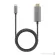Energea Fibratouough USB-C to HDMI 4K@60Hz 2M Black By Millionhead USB-C to HDMI 4K@60Hz length up to 2 meters