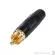 REAN  RF2C-B-0 by Millionhead ปลั๊ก RCA หน้าสัมผัสชุบทอง ปลอกสีดำ ท้ายสีดำ