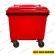 Free delivery! Schaefer, 4 wheel trash, 660 liters, red German quality standards