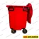 Free delivery! Schaefer, 4 wheel trash, 660 liters, red German quality standards