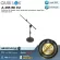 QuikLok  A-495 BK EU ขาตั้งไมโครโฟนบูมสั้นแบบแป้นกลม ตัวฐานแข็งแรง ทำจากเหล็กหล่อ มียางข้างใต้ป้องกันการขีดข่วนพื้น