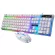 VOUNI เมาส์แป้นพิมพ์ G21B wired keyboard and mouse set usb luminous manipulator sense keyboard and mouse