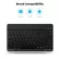 AVATTO Russian/English Ultra-thin 7 Color LED Backlit Wireless Bluetooth Tablet Keyboard for Android Mac OS Windows Tablet Phone