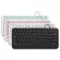 Mini Wired Silent Keyboard Round Button Ergonomics Gaming Keyboard For Macbook Lenovo Asus Dell Laptop Computer Keypad PC Gamer