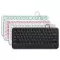 Mini Wired Silent Keyboard Round Button Ergonomics Gaming Keyboard for MacBook Lenovo Asus Dell Laptop Computer Keypad PC Gamer