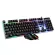 Colorful glowing mouse set USB cable keyboard + Mouse Th30976