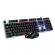 Colorful glowing mouse set USB cable keyboard + Mouse Th30976
