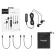Saramonic  LavMicro + DC2M by Millionhead เป็นไมโครโฟนหนีบปกเสื้อสำหรับ 2 คน  พร้อมสายเคเบิลถึง 3 แบบ ios android pc