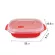 Clip Pac Micro Microwave Box Food warm box with a sieve with a cover of 1100 ml. There is BPA Free.