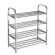 Shoe rack Stainless steel shelf Adult shoe rack, 4 -layer shoe, strong, can support the real weight, resistant to the sun