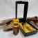 New Year Gift Set New Year's Christmas Gift Set, Authentic Krisana Oil, grade 1a essential oil, natural fragrance. 3 cc in a black gift box, beautiful gold