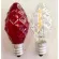 หลอดไฟจำปาเพชร LED Mizuno 1W หลอดไฟศาลเจ้า ราคาต่อ 1 หลอด  สีแดง , สีใส หลอดจำปา LED สีแดง ขั้ว E12