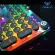 [100%authentic] [delivery from Thailand] aula F2088 White mechanical Gaming Keyboard LED Backlit. Keyboard played glow games with LED lights.