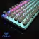 [100%authentic] [delivery from Thailand] aula F2088 White mechanical Gaming Keyboard LED Backlit. Keyboard played glow games with LED lights.