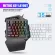 Colorful membrane keyboard Keyboard playing games with a portable one hand TH30966