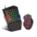Hxsj V100h300 Keyboard Mouse Set 35 Keys Mini Usb Wired Keyboard Mouse Silent Gaming Mouse Set One-Handed Keyboard