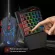 Hxsj V100h300 Keyboard Mouse Set 35 Keys Mini Usb Wired Keyboard Mouse Silent Gaming Mouse Set One-Handed Keyboard