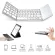 Ultra-Thin Portable Folding Wireless Bluetooth Touch Keyboard Bluetooth Keyboard Touchpad Tri-Fold Wireless For Ipad Iphoneg30