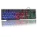 Gaming Keyboard with Backlight RGB Key Board USB 104 Keycaps Waterproof Keyboard for GamePort English/Russia Language