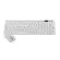 HK-06 Ultra-Thin Silent 2.4g Wireless Keyboard and Mouse Set 101 Keyboard 3 Button 1000DPI Mouse USB Receiver Combos