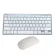 Russian/English/Arabic/French/German/Spanish Layout 2.4g Wireless Ultra Thin Keyboard Mouse Set for Notebook Lap Desk PC