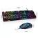 TF200 Wired Backlit Keyboard Mouse Combos Character Game USB Mechanical Feel Touch Gaming Keyboard and Mouse Kits