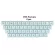 NPKC 46PCS 1U DSA Keycaps PBT Material Laser -etched Print or Blank for Cherry MX Switches of Mechanical Keyboards