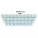 NPKC 46PCS 1U DSA Keycaps PBT Material Laser -etched Print or Blank for Cherry MX Switches of Mechanical Keyboards